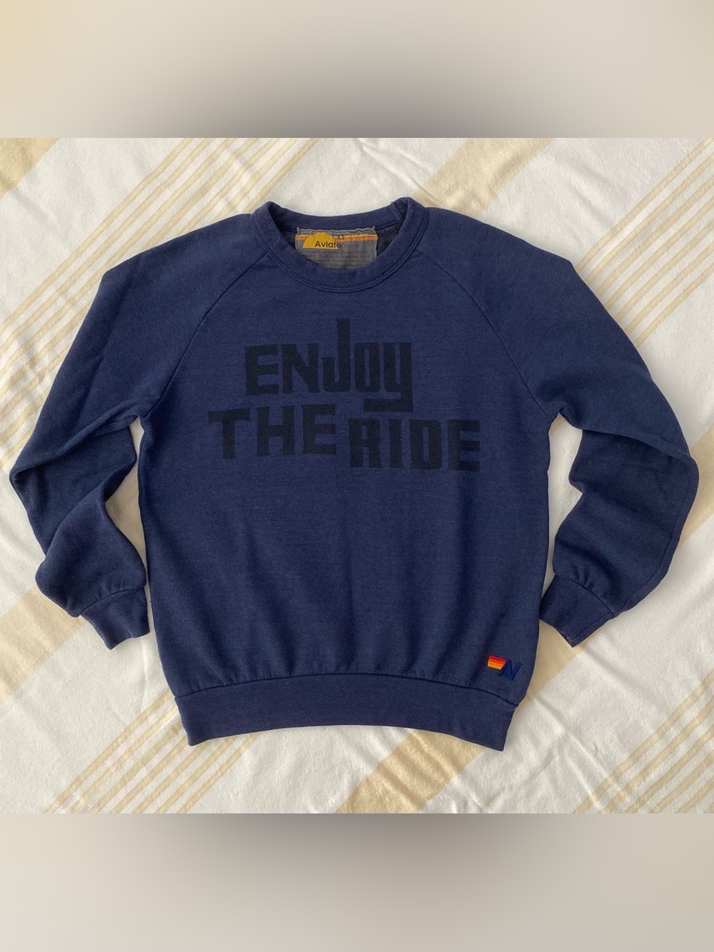 Aviator Nation “ENJOY THE RIDE” | Navy | XS